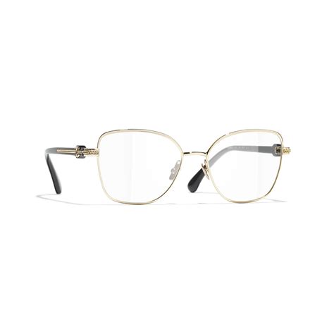 chanel glasses gold frame|where to buy Chanel frames.